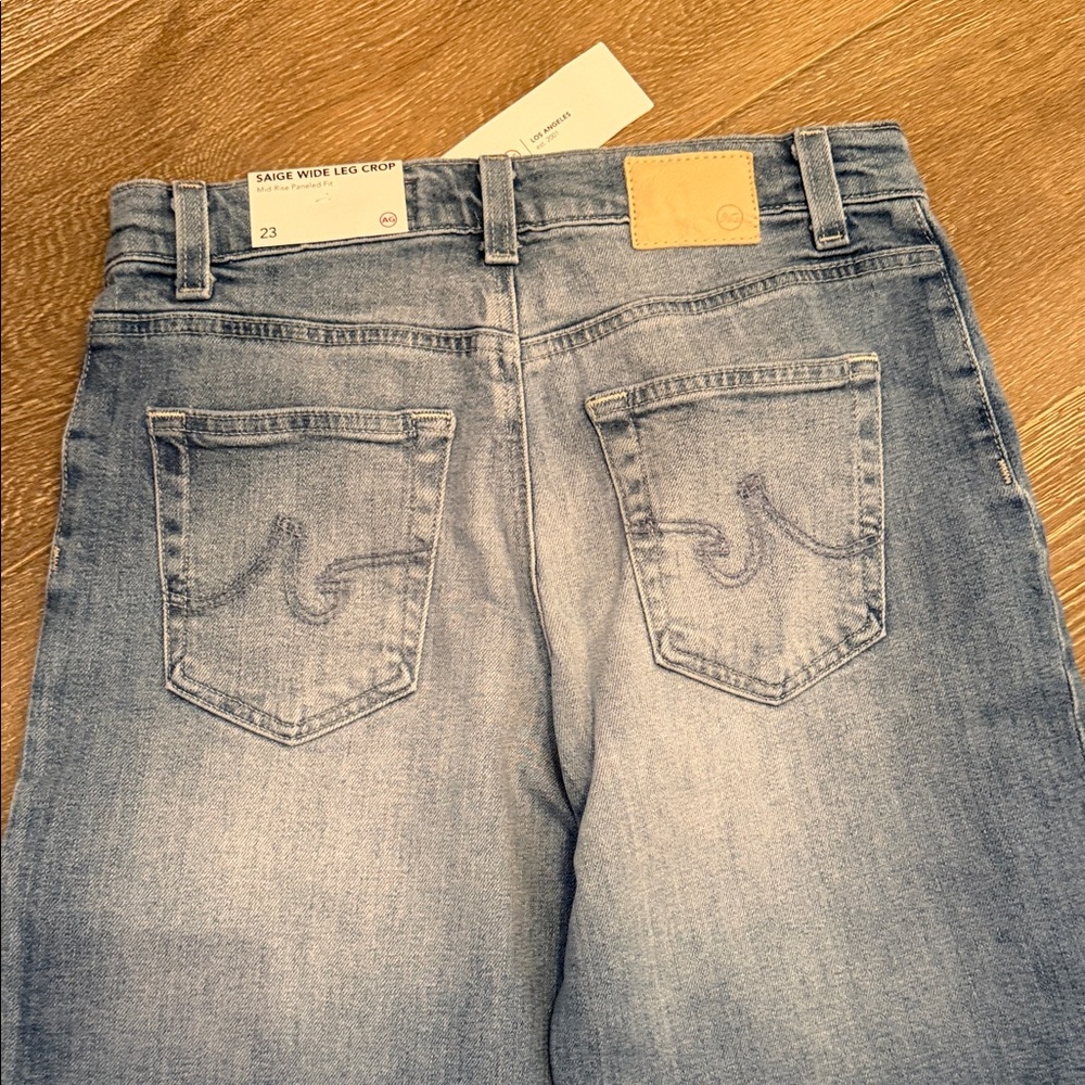 Saige AG wide leg Leg Crop Jeans - Picture 4 of 5